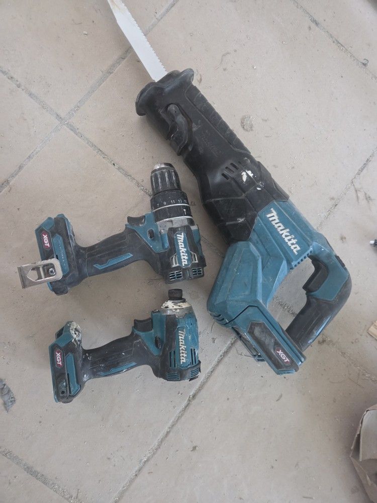 Makita 40v Tools, no battery or charger