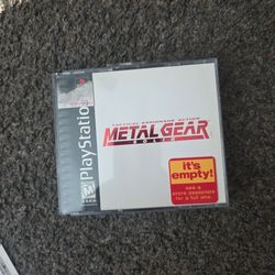Ps1 Metal Gear $50 Firm