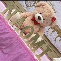 Gold Glitter Letters