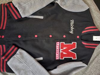 Womens Mickey Mouse Letterman Jacket Size Small