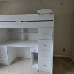 Kids Loft Bed 8 Drawers And Desk