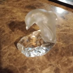 Crystal Penguin Paperweight 