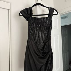 Black Mini Elegant Dress