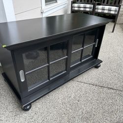 Black TV Stand
