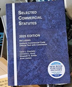 Selected Commercial Statutes 2025 edition law text