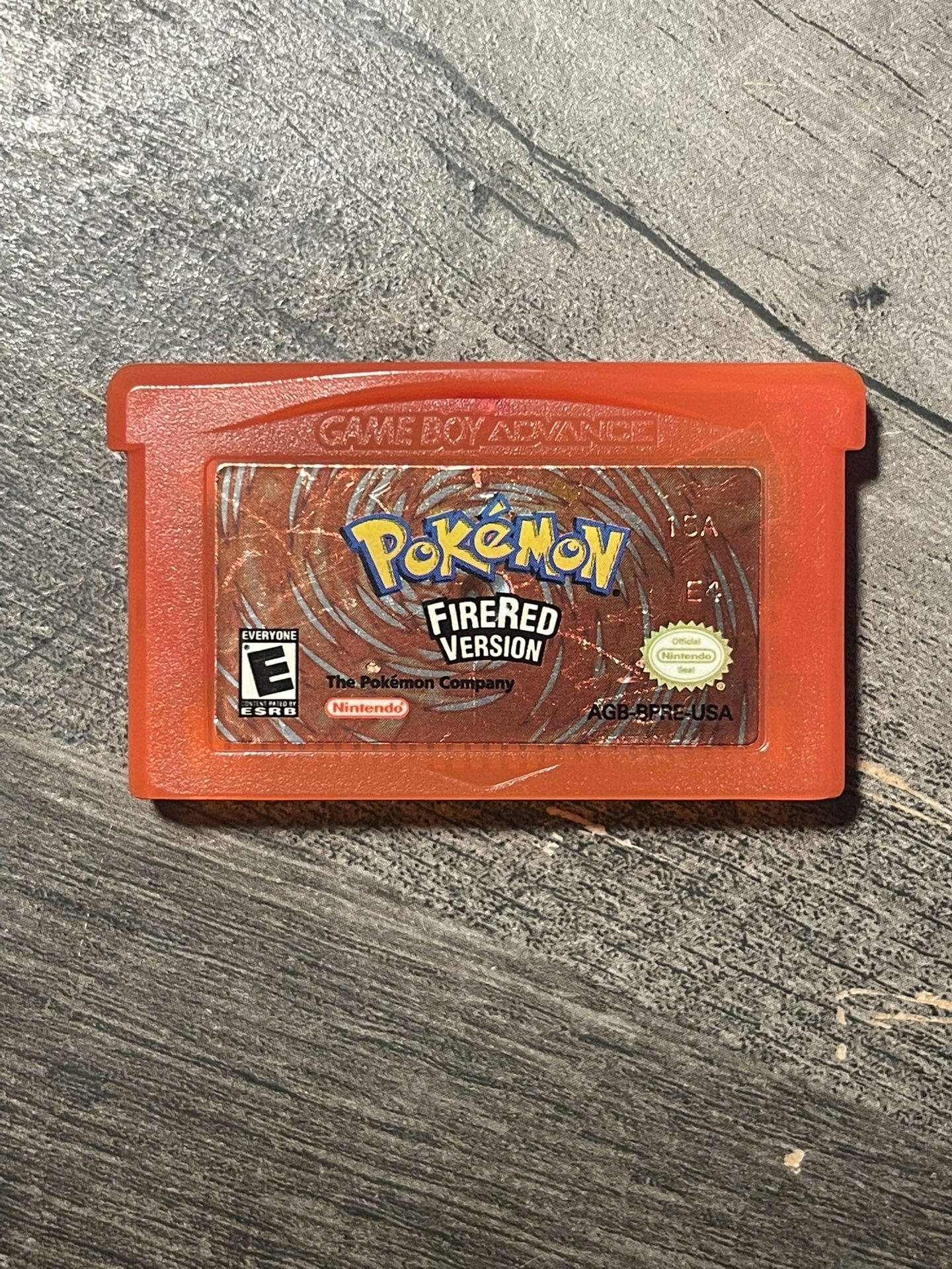Authentic Pokemon Fire Red