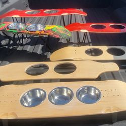 Custom Made Skateboard Dog/Cat Bowls