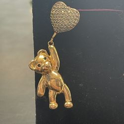18KT Bear pendant 