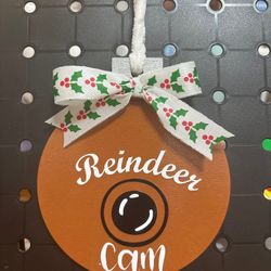 Reindeer Can Ornaments with Letter from Dasher 