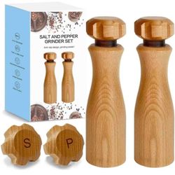 Wooden Salt And Pepper Grinder Set