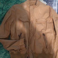 GUESS LOS ANGELES LEATHER JACKET 