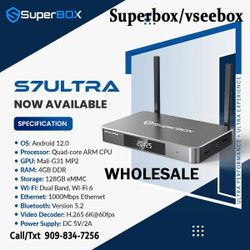 S7 ULTRA   supreme  new Model  Wholesale Price reseller VSEE BOX    super box 2025 Edition