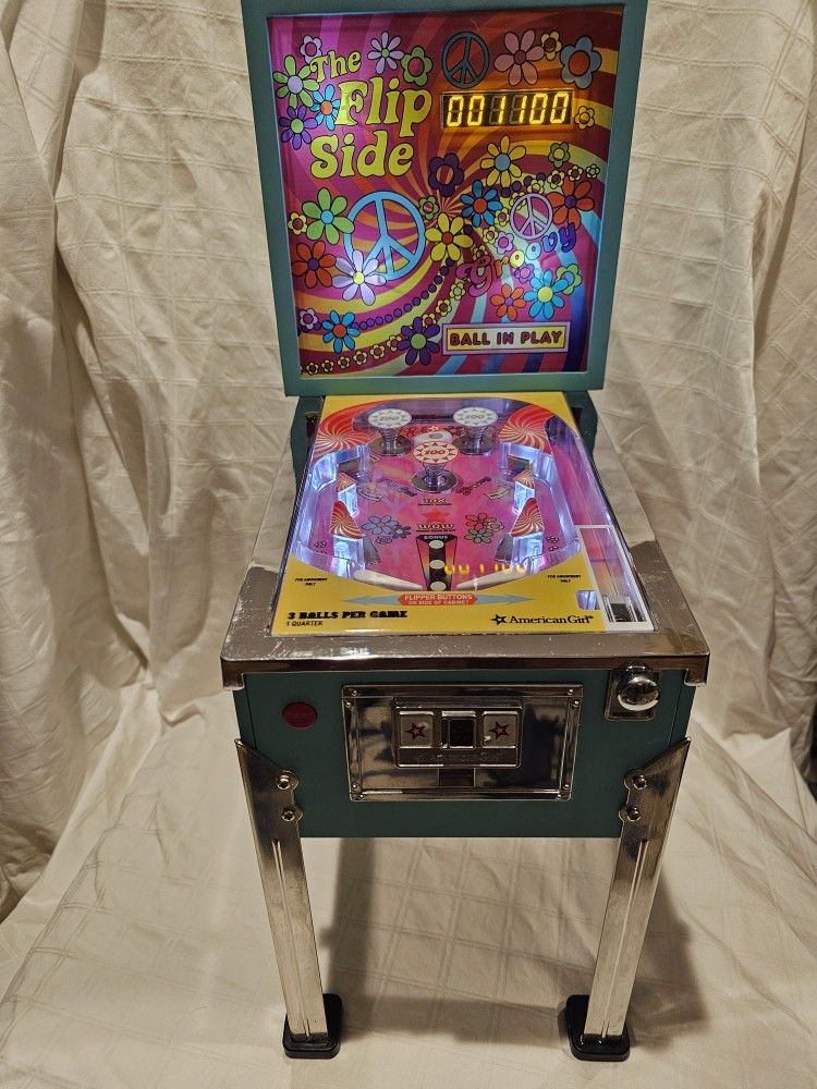 American Girl Flip-Side Pinball Machine
