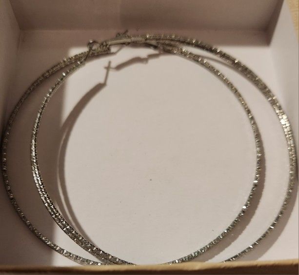 Fashion Jewelry Large (4inch) Hoop Earrings