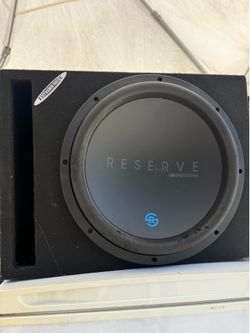 Sound stream Reserve RSW .152 15” subwoofer with Power Acoustic Overdrive OD1-3500D amp