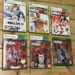 6x Xbox 360, Xbox One Game Lot - eBay comps  * NBA 2k15 - Xbox One -  $8 Durant  * NBA  2k14 - 360 -  $6 Lebron  * NBA 2k13 - 360 - $6 Griffin, Durant