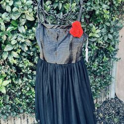 Stunning Black Pin-up Dress