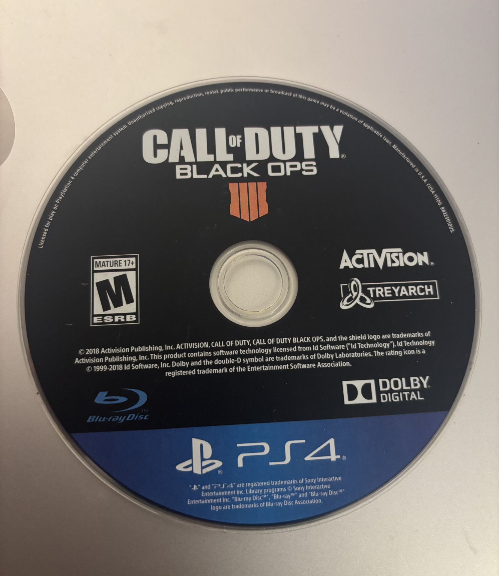 Call Of Duty Black Ops 4 PS4