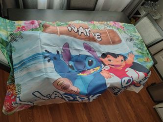 Large Lilo & Stitch Bday Backdrop