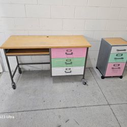 Pottery Barn Locker Metal Desk