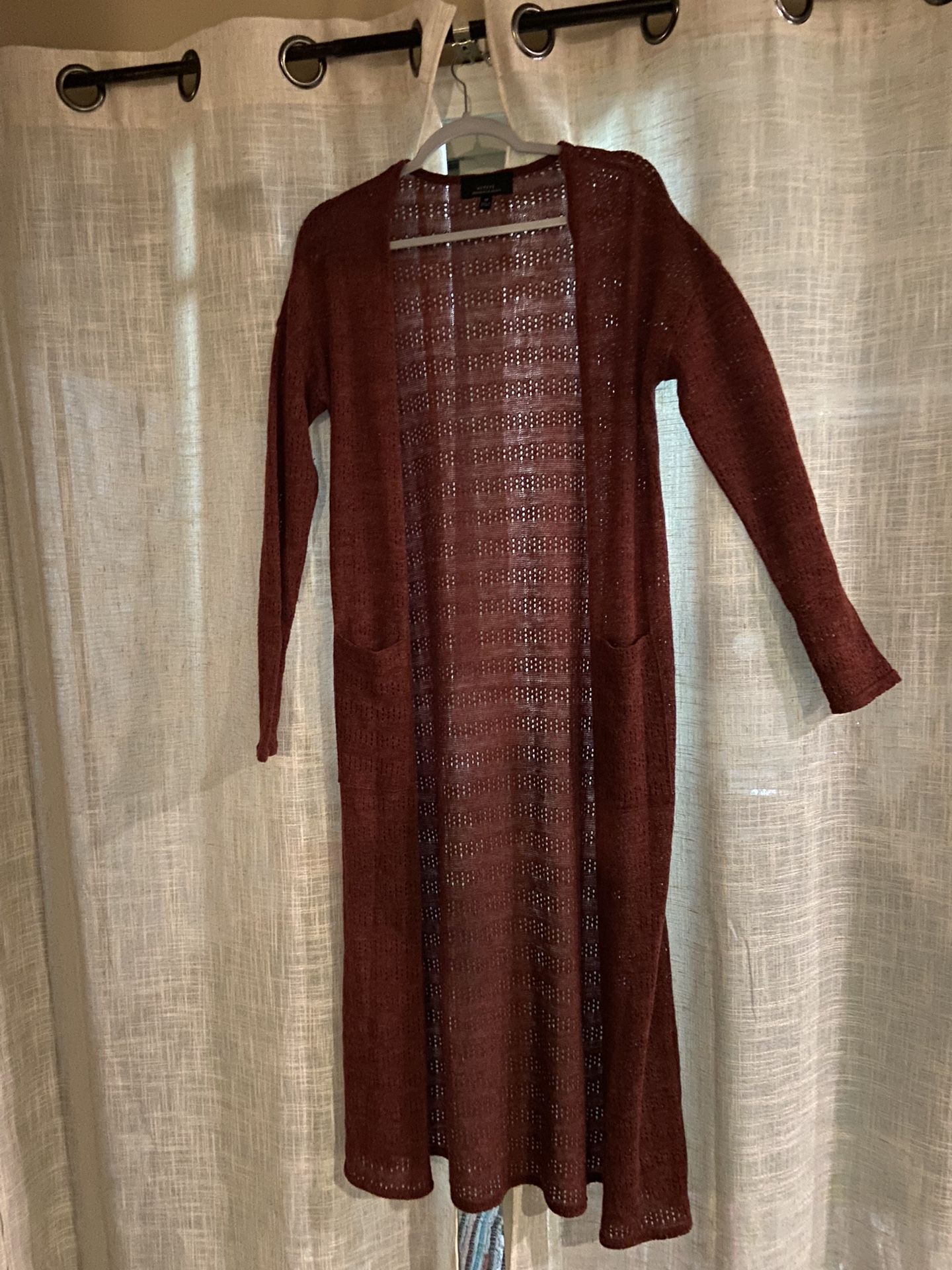 Burgundy Cardigan