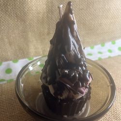 Unicorn Cupcake Candle