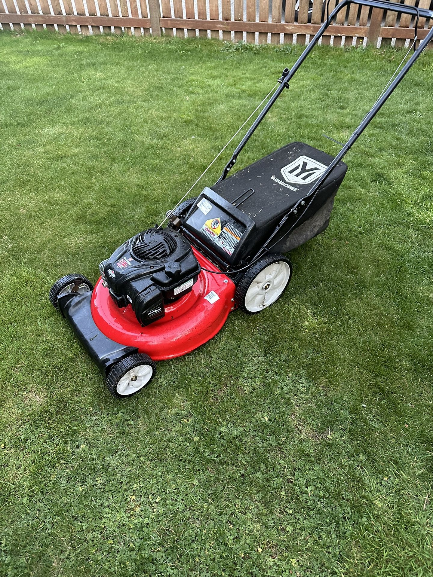 Push Briggs lawn mower