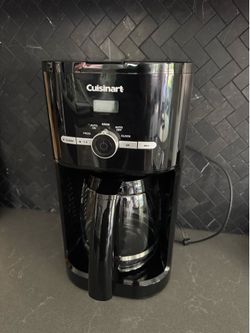 Cuisinart black drip 12-cup coffee maker