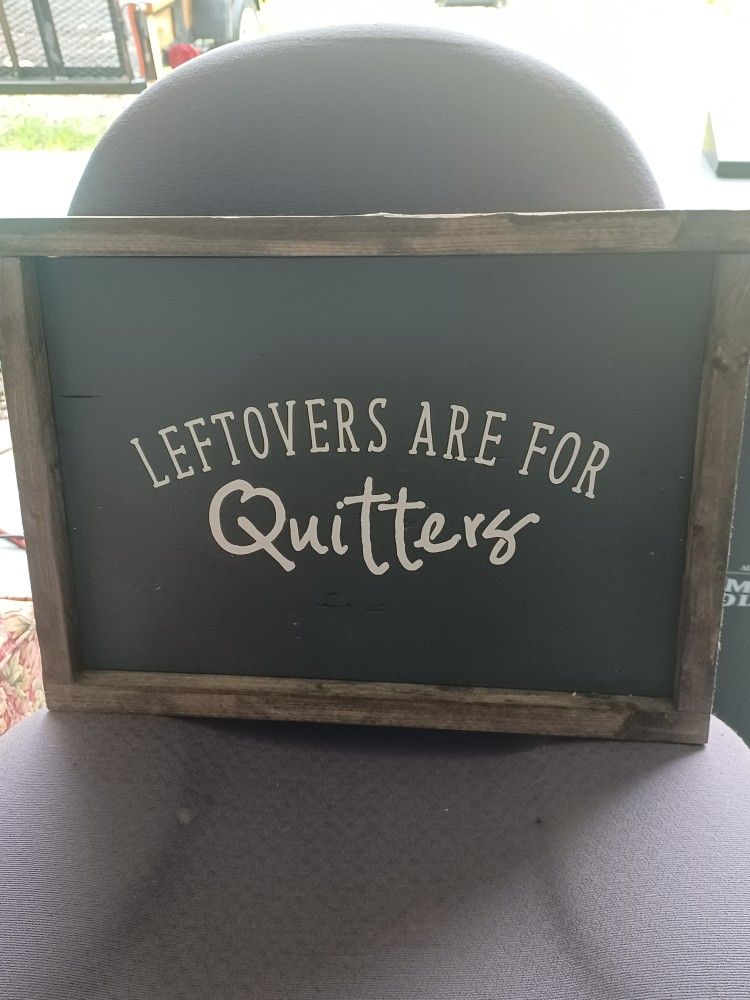 wooden sign