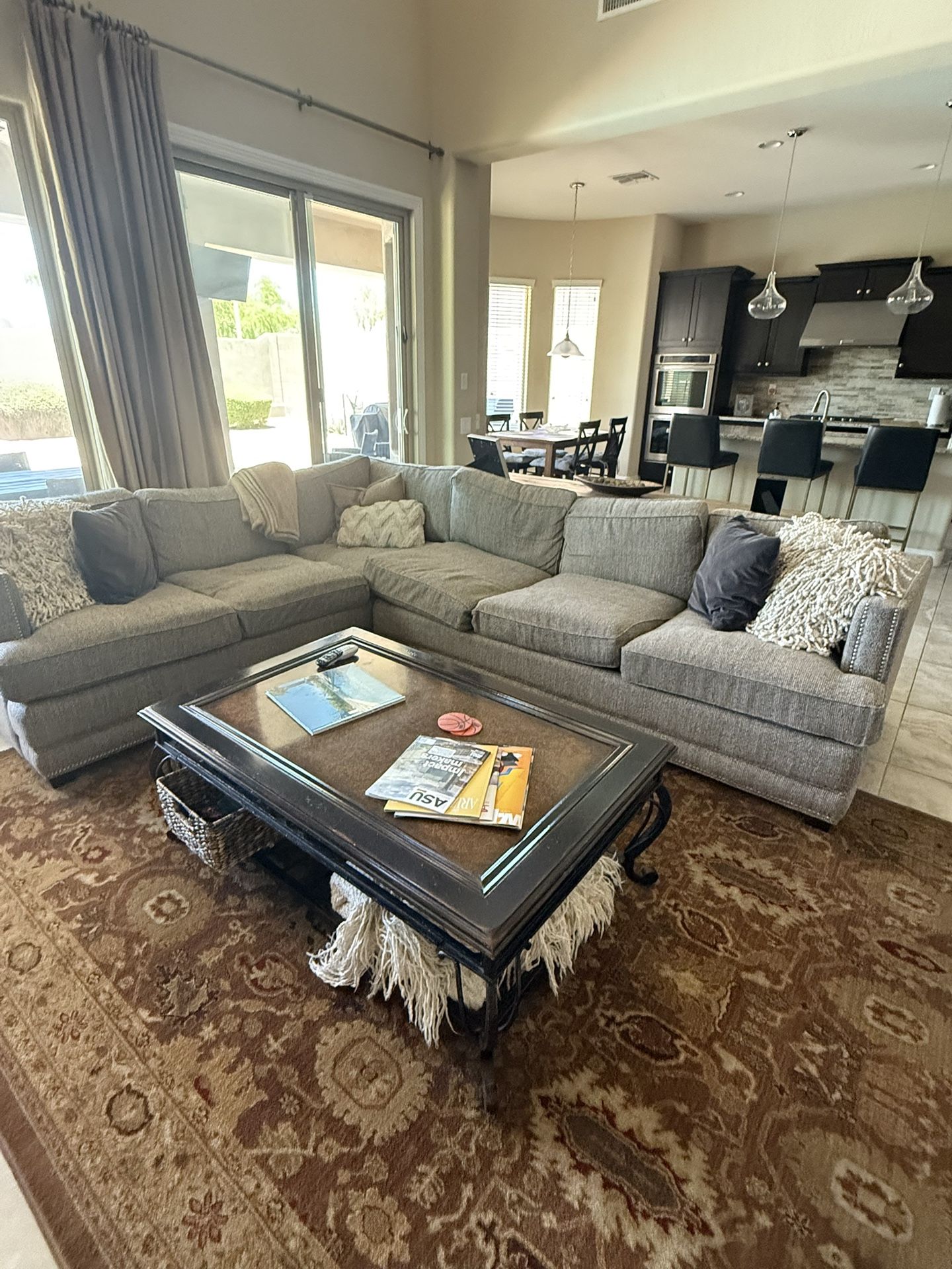 Gray Sectional Couch β 2 Piece β Super Comfy!