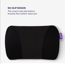Purple Back Cushion | Pressure Reducing Grid Designed for Ultimate Comfort | Designed for Chairs, Gaming, and Travel | Made in The USA