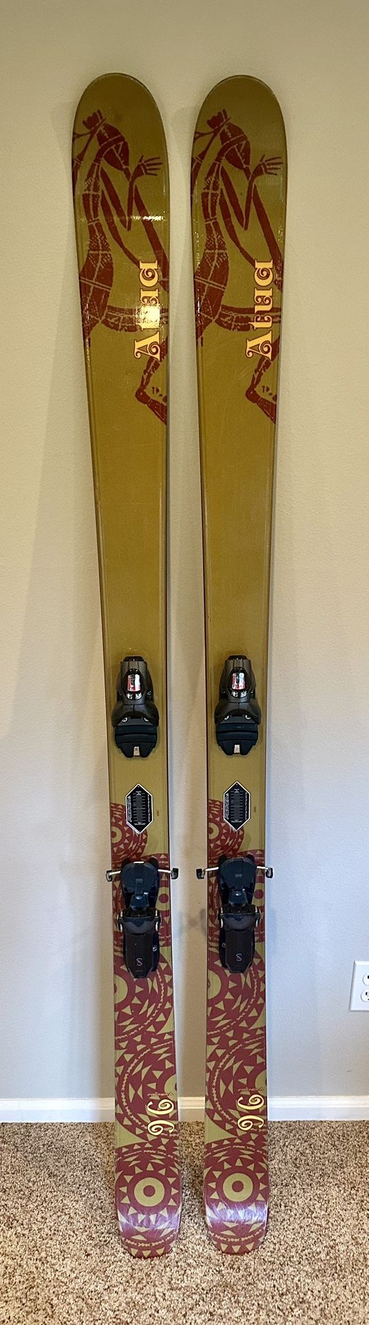 Fischer Atua 182 Freeride Skis with Bindings