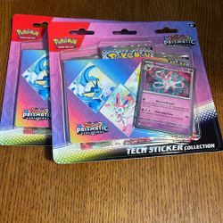 Prismatic Evolution Tech Sticker Collection 