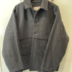 Filson Black Double Mackinaw Jacket