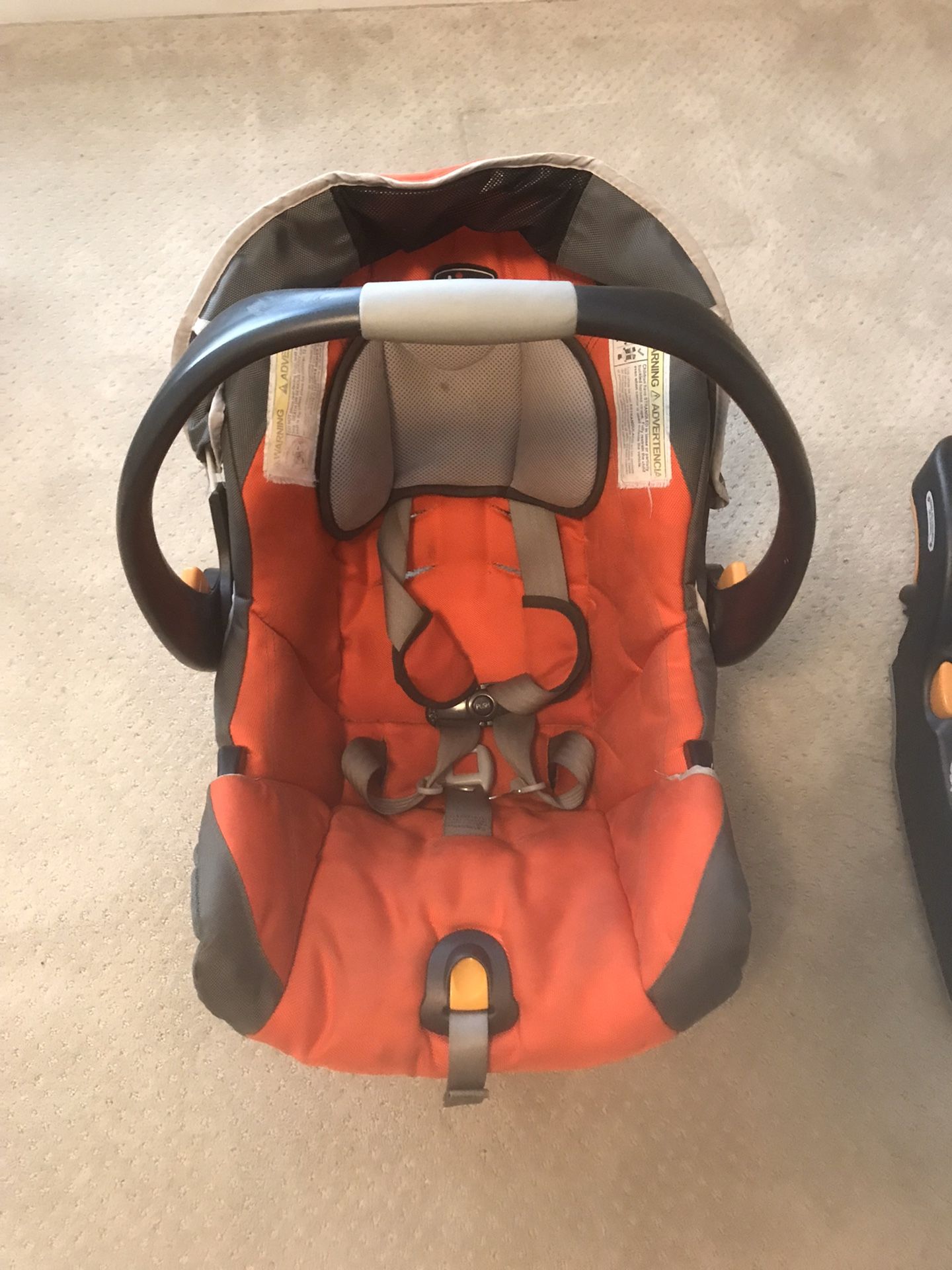 Chico infant car seat and base