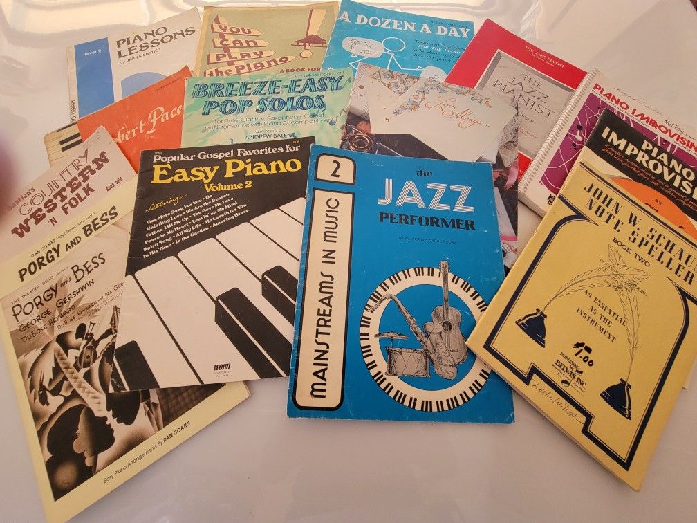 Fourteen Piano Books-$1