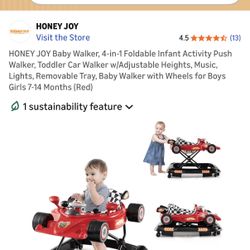 Race, Car Walker And Push