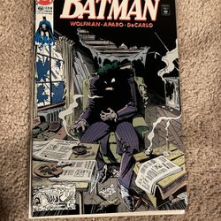 Batman #450, DC Comic Book. 1990, Joker Cover 