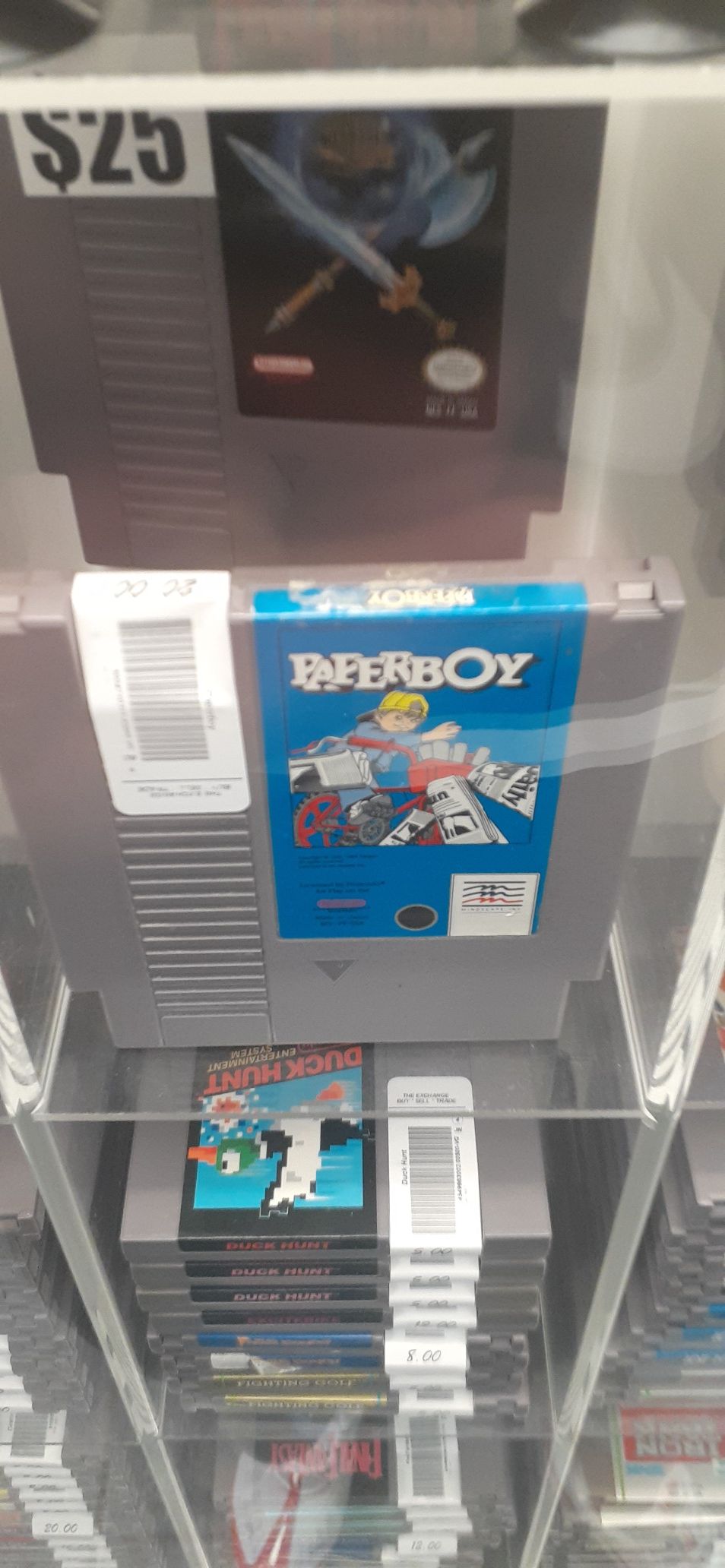 NINTENDO GAME CARTRIDGE PAPERBOY OLDSCHOOL RETRO CLASSIC WORKS PERFECT LIKE NEW