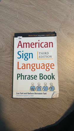 American Sign Language Phrase Book (ASL)