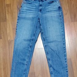 LL Bean Classic Fit Jeans Mens 36x30 Blue Medium Wash Straight Leg