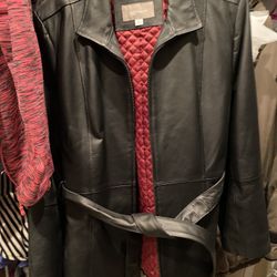 Croft And Barrow Leather Jacket  XL