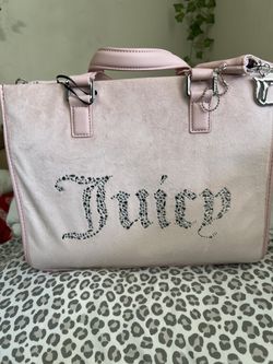 EXCLUSIVE JUICY COUTURE PINK TOTE.