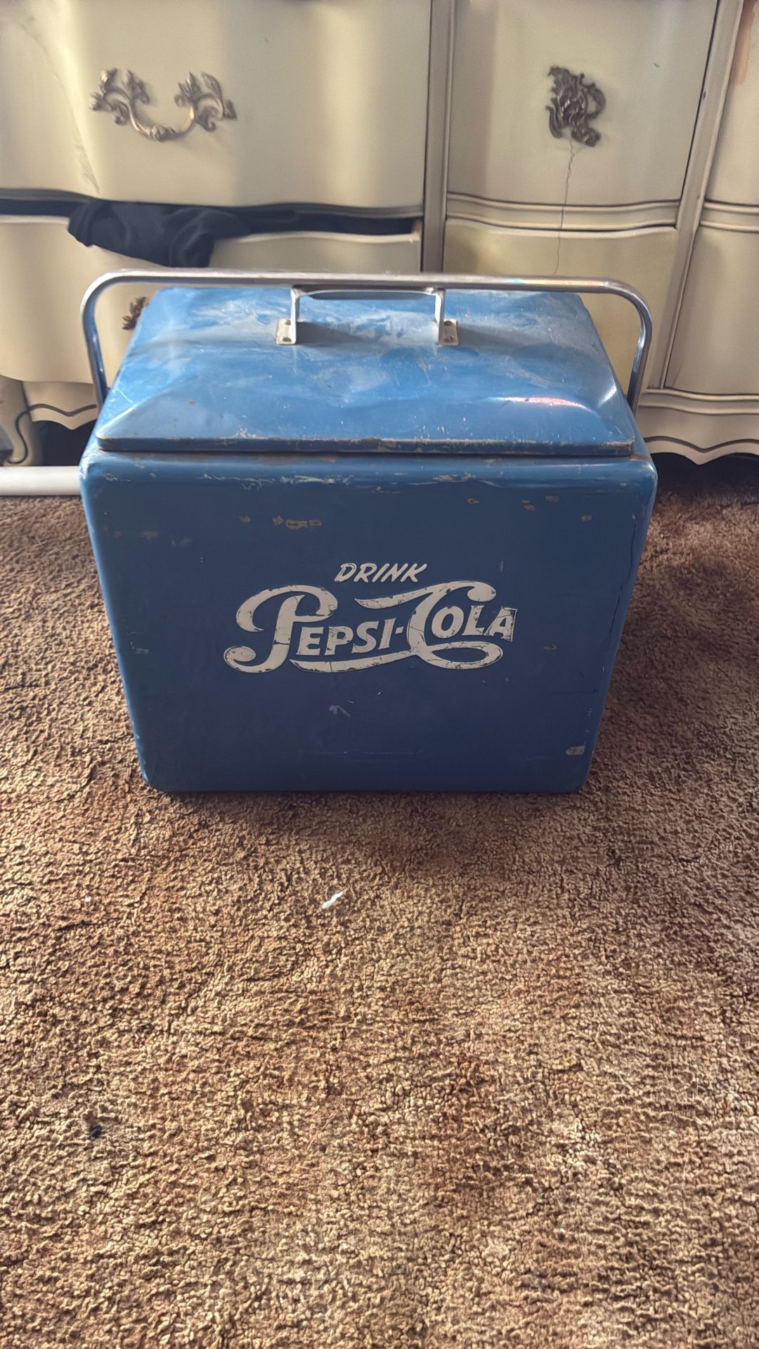 Antique Vintage Pepsi Cooler
