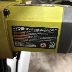 Ryobi 10 in. Compound Miter Saw with10 IN. COMPOUND MITER SAW WITH LED