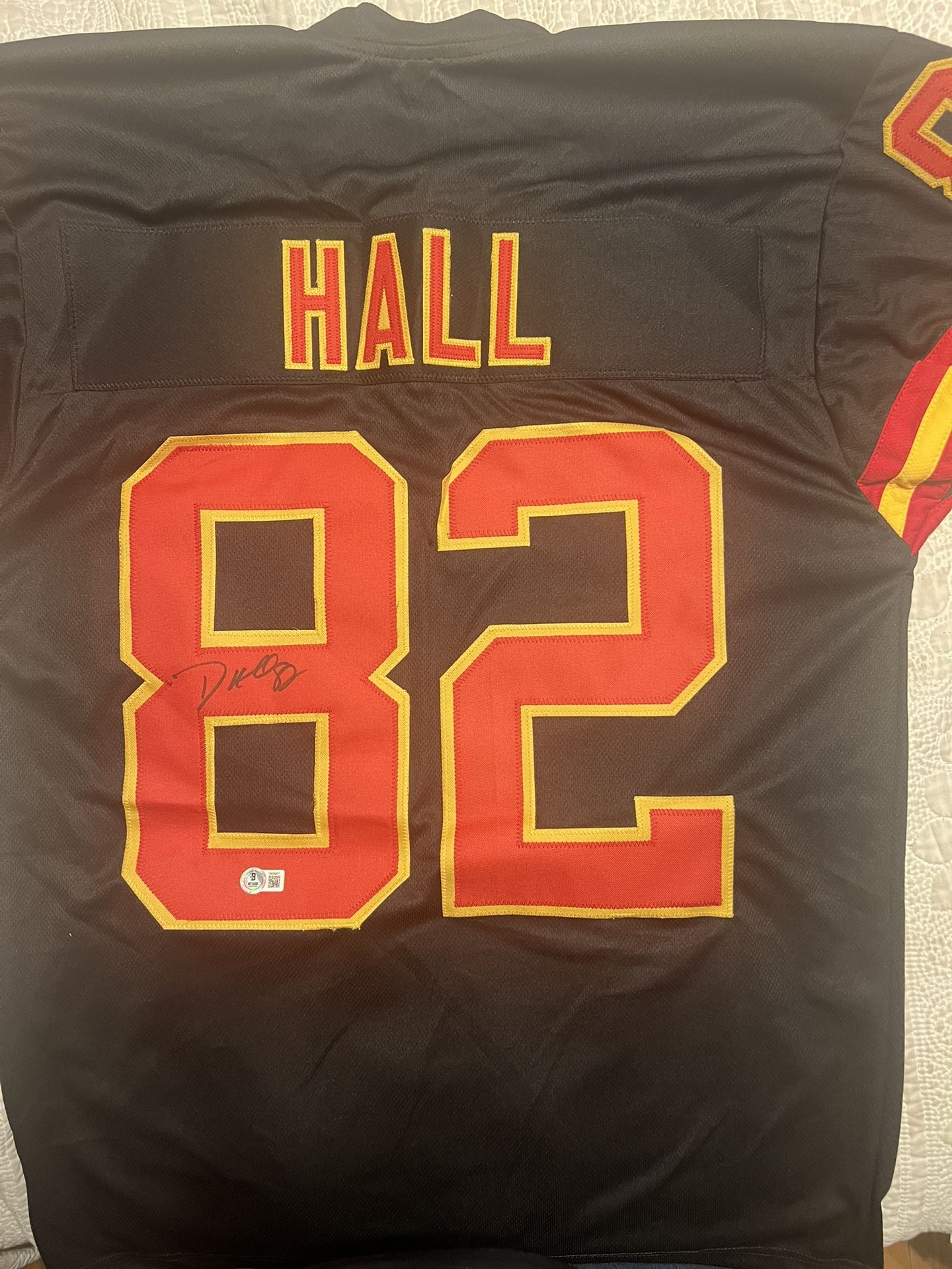 Custom autograph jersey