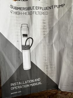 Pentair Submersible Effluent Pump