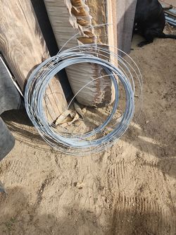 Chain link fence wire