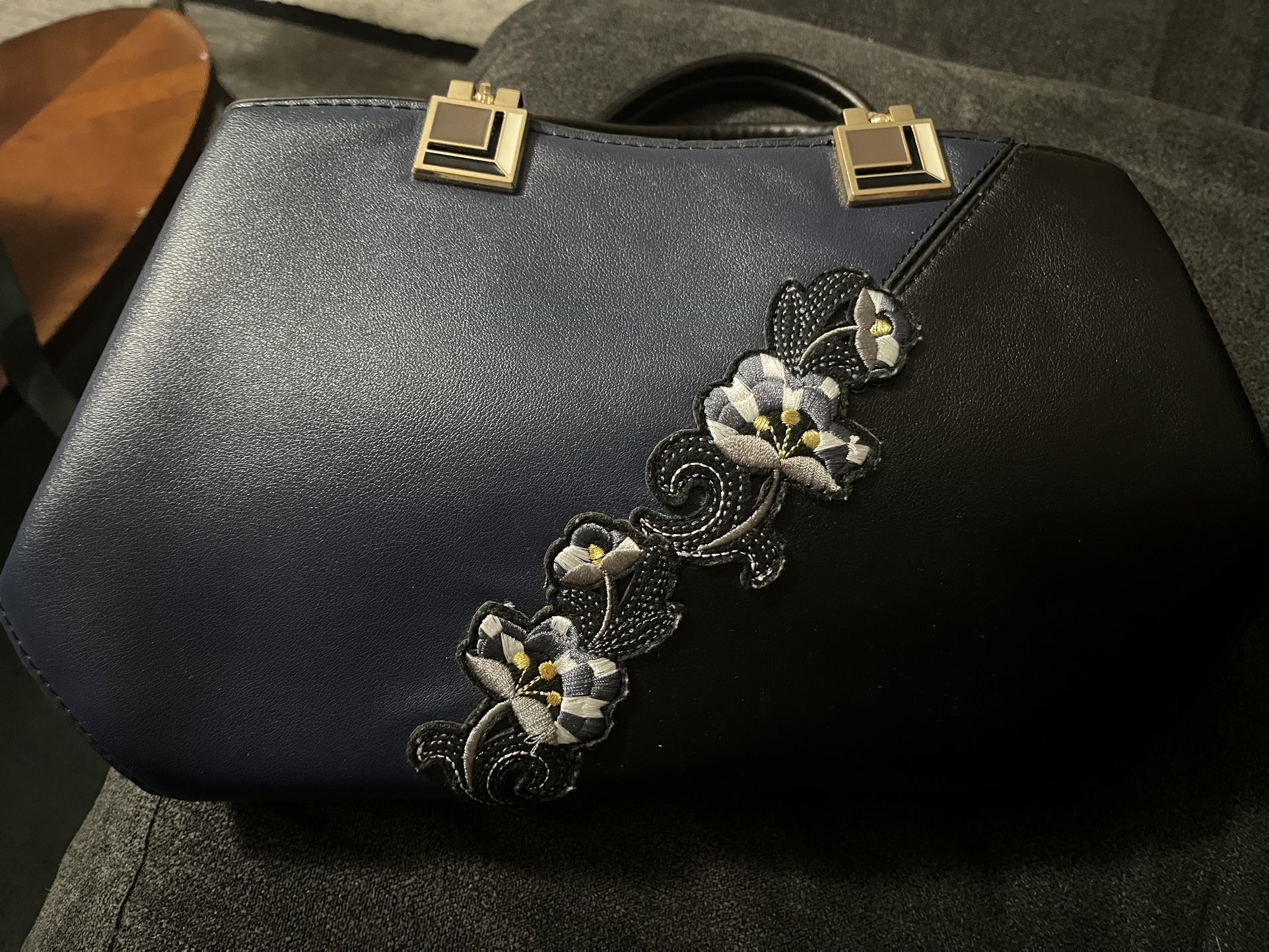 Blue/Black Purse