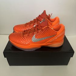 Kobe 6 total orange men’s size 10.5